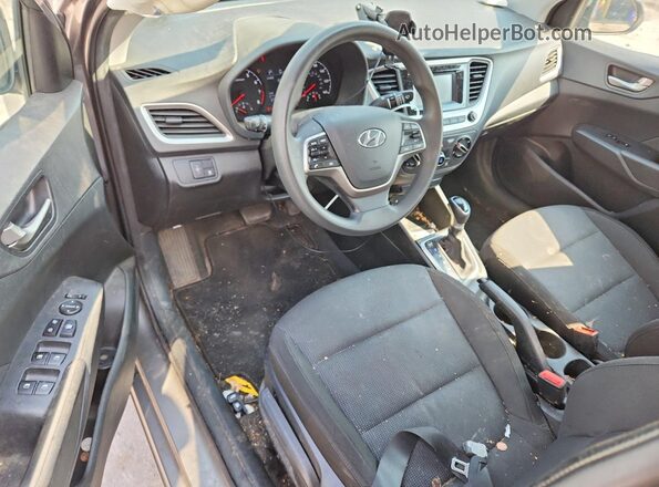 3KPC24A62NE159375 2022 HYUNDAI ACCENT Серебряный Вид панели приборов