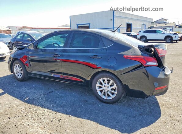 3KPC24A62NE176466 2022 HYUNDAI ACCENT Black Trasero izquierdo