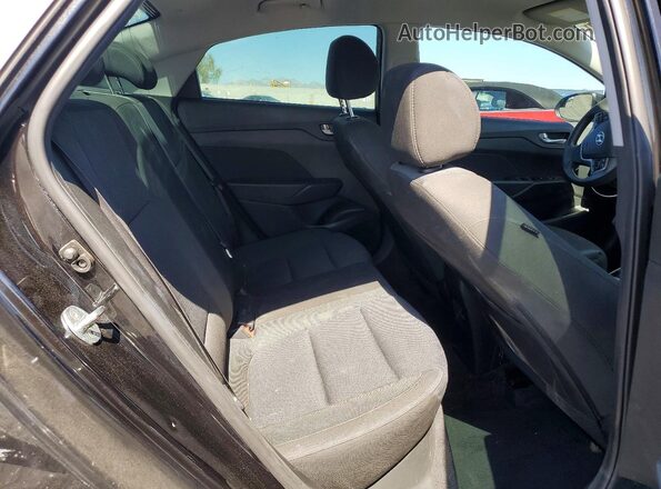3KPC24A62NE176466 2022 HYUNDAI ACCENT Black Vista de los asientos traseros