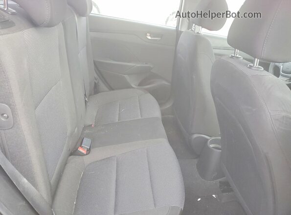 3KPC24A62NE185250 2022 HYUNDAI ACCENT Silver Widok tylnych siedzeń