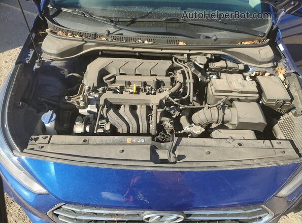 3KPC24A62NE185250 2022 HYUNDAI ACCENT Silver Widok wnętrza z tyłu