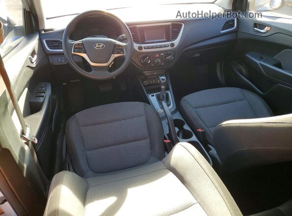 3KPC24A63LE106505 2020 HYUNDAI ACCENT Silver Առջևի վահանակի տեսք