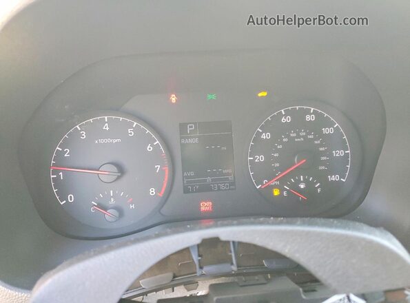 3KPC24A63LE106505 2020 HYUNDAI ACCENT Silver Սարքավորումների վահանակի տեսք