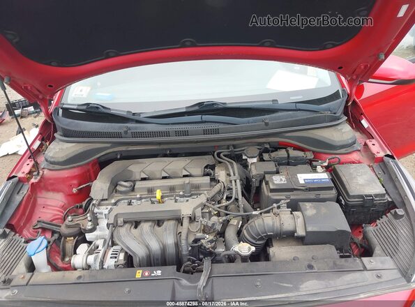 3KPC24A63LE109565 2020 HYUNDAI ACCENT Красный Вид сзади