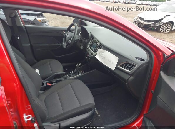3KPC24A63LE109565 2020 HYUNDAI ACCENT Красный Вид салона спереди