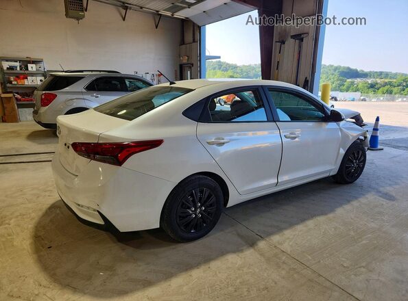 3KPC24A63ME132040 2021 HYUNDAI ACCENT White Задня права чверть