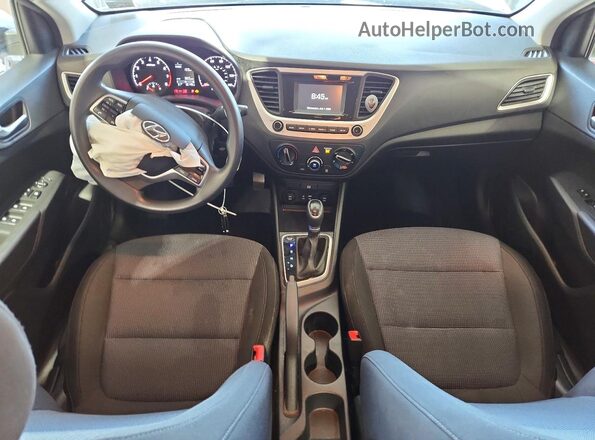 3KPC24A63ME132040 2021 HYUNDAI ACCENT White Вид панелі приладів