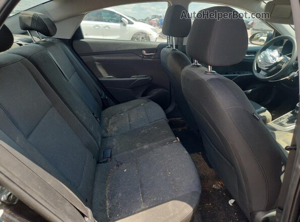 3KPC24A63ME137836 2021 HYUNDAI ACCENT Black Вид задніх сидінь