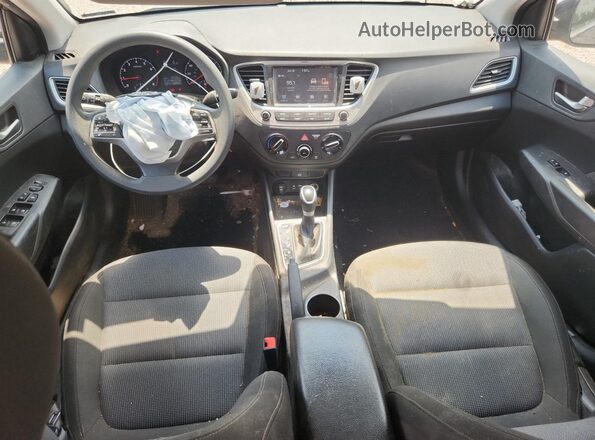 3KPC24A63ME137836 2021 HYUNDAI ACCENT Black Вид панелі приладів