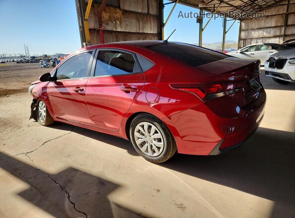 3KPC24A63ME147105 2021 HYUNDAI ACCENT Maroon Rear left