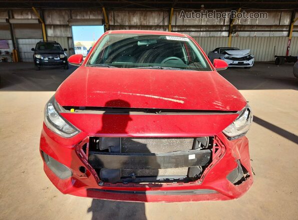 3KPC24A63ME147105 2021 HYUNDAI ACCENT Maroon Front view