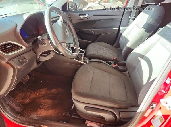 3KPC24A63ME147105 2021 HYUNDAI ACCENT Maroon Front interior view