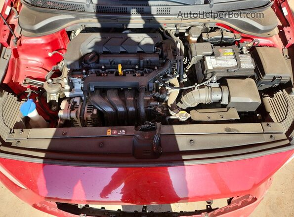 3KPC24A63ME147105 2021 HYUNDAI ACCENT Maroon Rear interior view