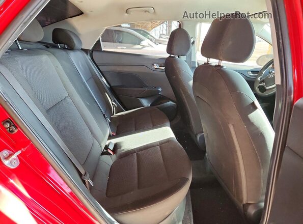 3KPC24A63ME147105 2021 HYUNDAI ACCENT Maroon Rear seats view