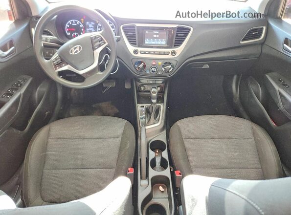 3KPC24A63ME147105 2021 HYUNDAI ACCENT Maroon Dashboard view