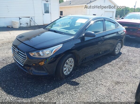 3KPC24A63ME152076 2021 HYUNDAI ACCENT Black Vista tres cuartos delantera izquierda