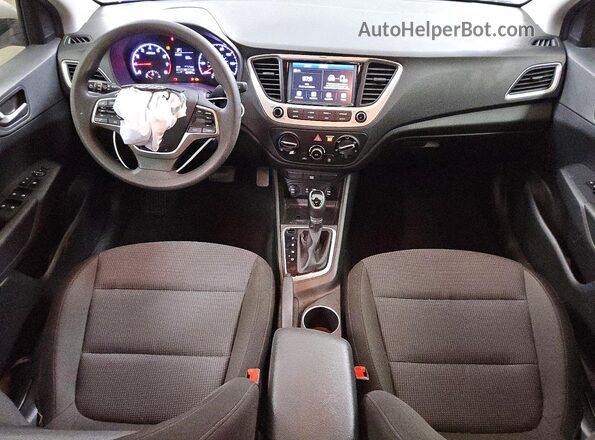 3KPC24A63NE189999 2022 HYUNDAI ACCENT White Widok deski rozdzielczej