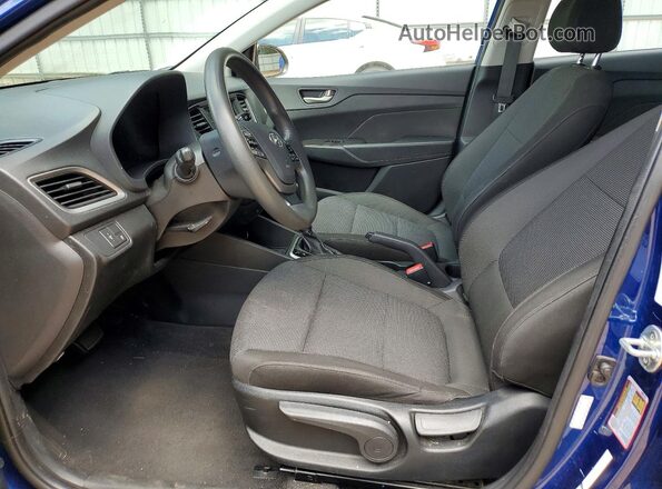 3KPC24A64LE105086 2020 HYUNDAI ACCENT Blue Вид салону спереду