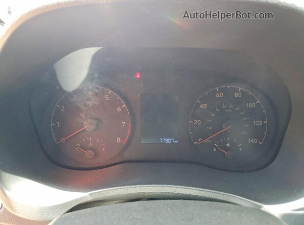 3KPC24A64LE105086 2020 HYUNDAI ACCENT Blue Вид щитка приладів