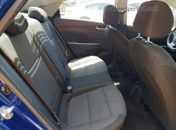 3KPC24A64LE105086 2020 HYUNDAI ACCENT Blue Вид задніх сидінь