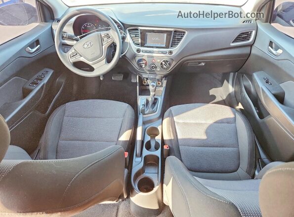 3KPC24A64LE118470 2020 HYUNDAI ACCENT Black Առջևի վահանակի տեսք