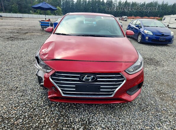 3KPC24A64NE171835 2022 HYUNDAI ACCENT Burgundy Widok z przodu