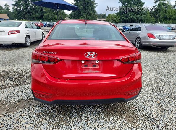 3KPC24A64NE171835 2022 HYUNDAI ACCENT Burgundy Widok z tyłu