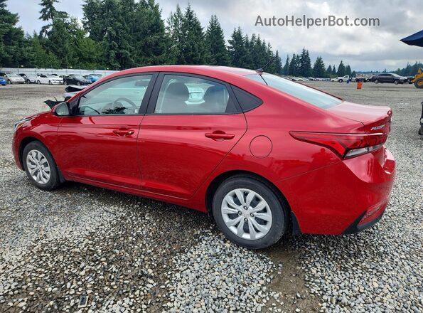 3KPC24A64NE171835 2022 HYUNDAI ACCENT Burgundy Tył lewy