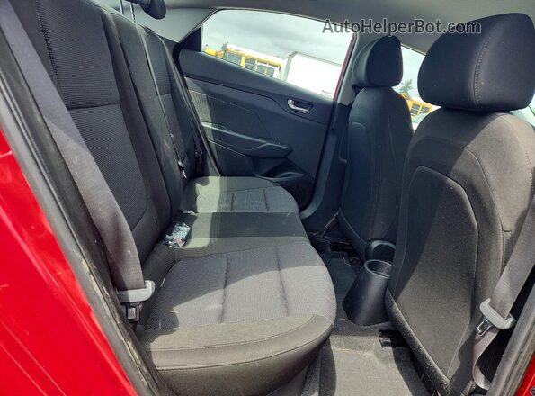 3KPC24A64NE171835 2022 HYUNDAI ACCENT Burgundy Widok tylnych siedzeń