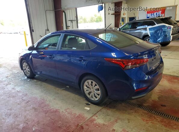 3KPC24A64NE183600 2022 HYUNDAI ACCENT Blue Trasero izquierdo