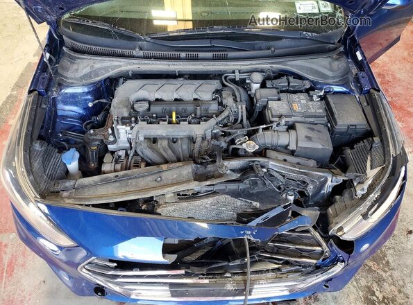 3KPC24A64NE183600 2022 HYUNDAI ACCENT Blue Vista interior trasera