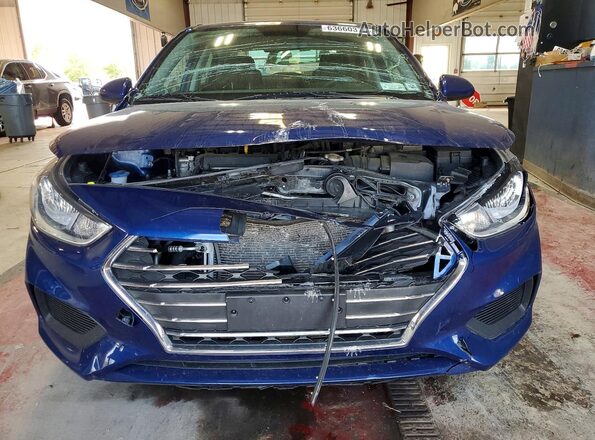 3KPC24A64NE183600 2022 HYUNDAI ACCENT Blue Vista frontal