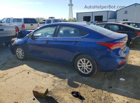 3KPC24A65LE104111 2020 HYUNDAI ACCENT Blue Trasero izquierdo
