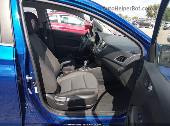 3KPC24A65LE126884 2020 HYUNDAI ACCENT Blue Вид салону спереду