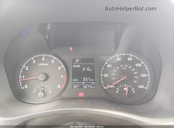 3KPC24A65LE126884 2020 HYUNDAI ACCENT Blue Вид задніх сидінь