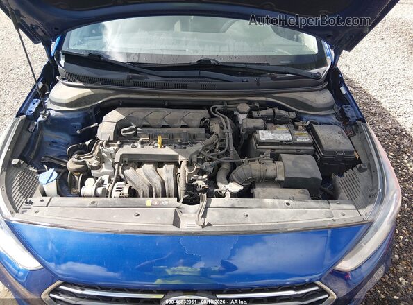 3KPC24A65LE126884 2020 HYUNDAI ACCENT Blue Вид ззаду