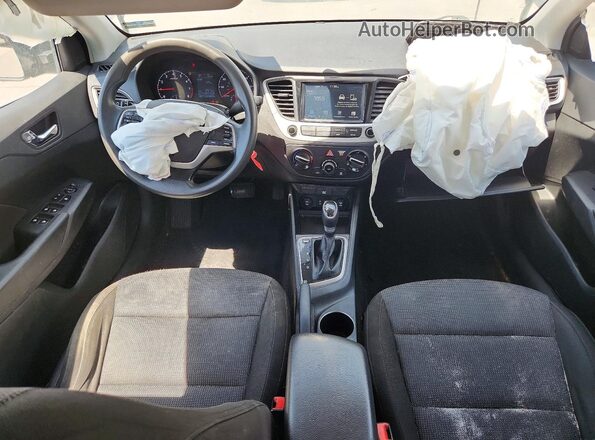 3KPC24A65ME135165 2021 HYUNDAI ACCENT Black წინა პანელის ხედი