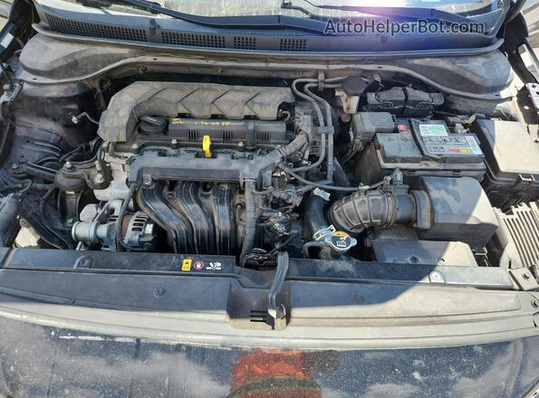 3KPC24A65ME135165 2021 HYUNDAI ACCENT Black უკანა სალონის ხედი