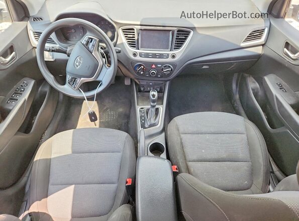 3KPC24A65ME150846 2021 HYUNDAI ACCENT White Dashboard view