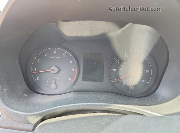 3KPC24A65ME150846 2021 HYUNDAI ACCENT White Instrument cluster view