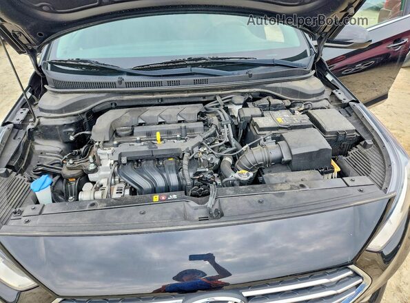 3KPC24A65NE162870 2022 HYUNDAI ACCENT Черный Вид задней части салона