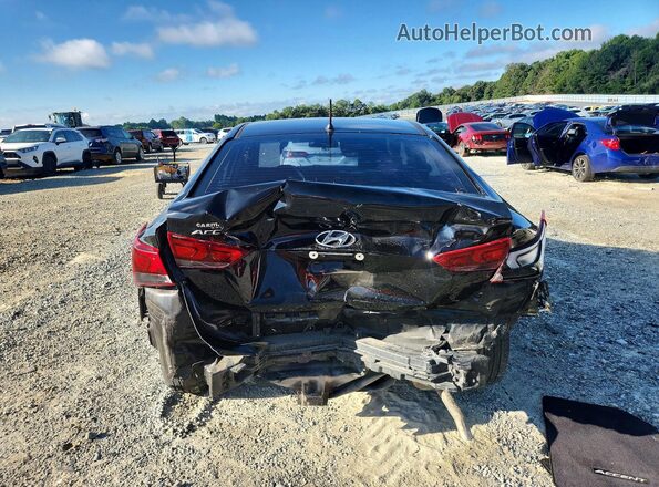 3KPC24A66LE093975 2020 HYUNDAI ACCENT Black Widok z tyłu