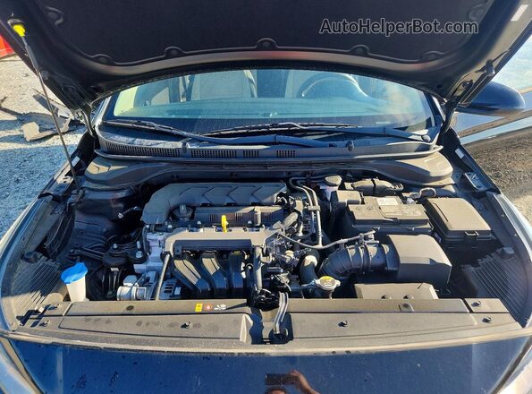 3KPC24A66LE093975 2020 HYUNDAI ACCENT Black Widok wnętrza z tyłu