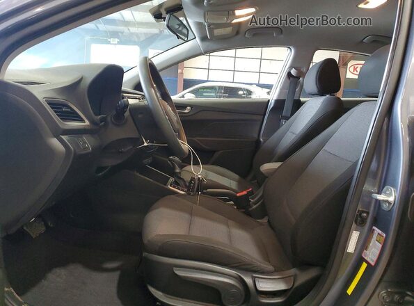 3KPC24A66LE107177 2020 HYUNDAI ACCENT Gray Vista interior delantera