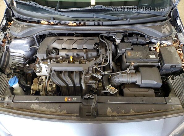 3KPC24A66LE107177 2020 HYUNDAI ACCENT Gray Vista interior trasera