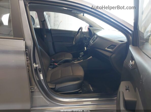 3KPC24A66LE118731 2020 HYUNDAI ACCENT Gray Вид салону спереду