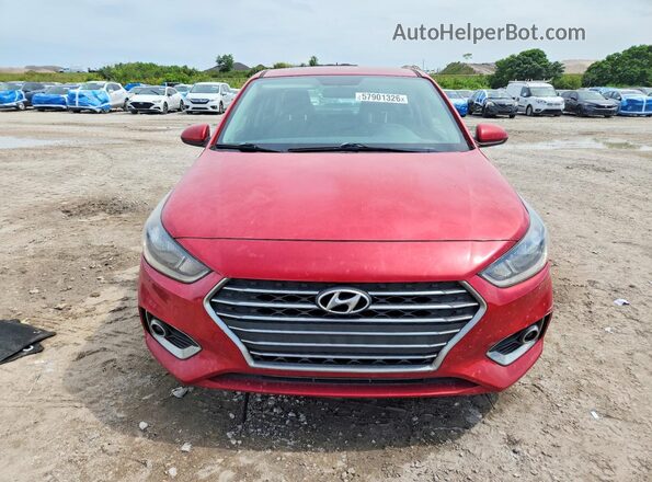 3KPC24A66NE157919 2022 HYUNDAI ACCENT Red Front view