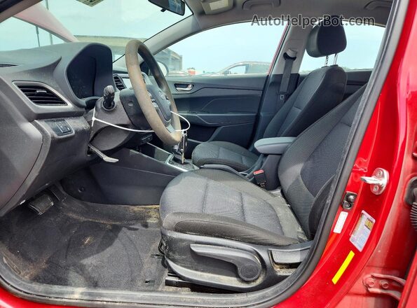3KPC24A66NE157919 2022 HYUNDAI ACCENT Red Front interior view