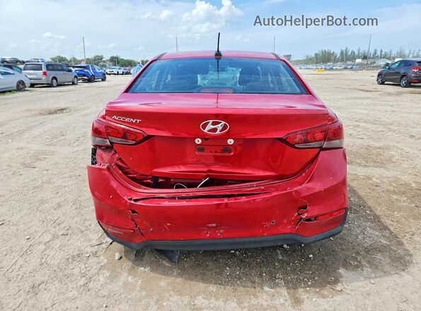3KPC24A66NE157919 2022 HYUNDAI ACCENT Red Rear view