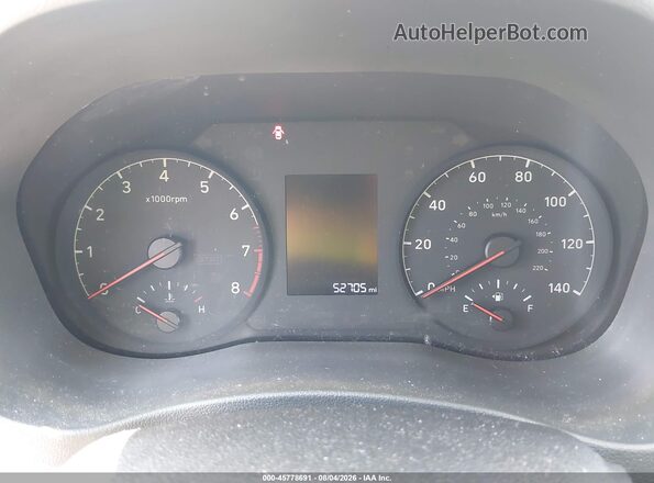 3KPC24A66NE164269 2022 HYUNDAI ACCENT White Հետևի նստատեղերի տեսք
